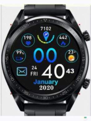 Amazing Color changing animated watch face theme