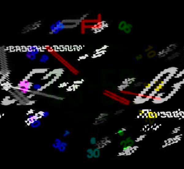 Color changing Porsche design theme