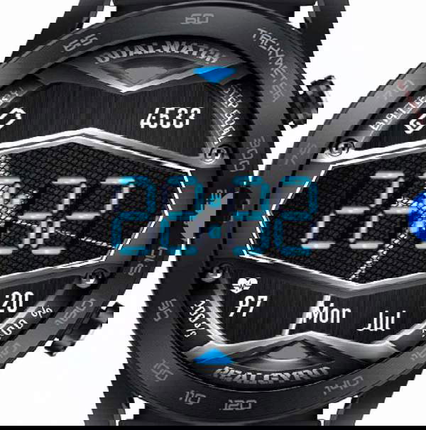3D dual watch face theme
