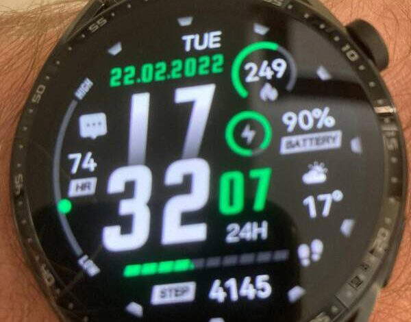 2022 simple digital watch face