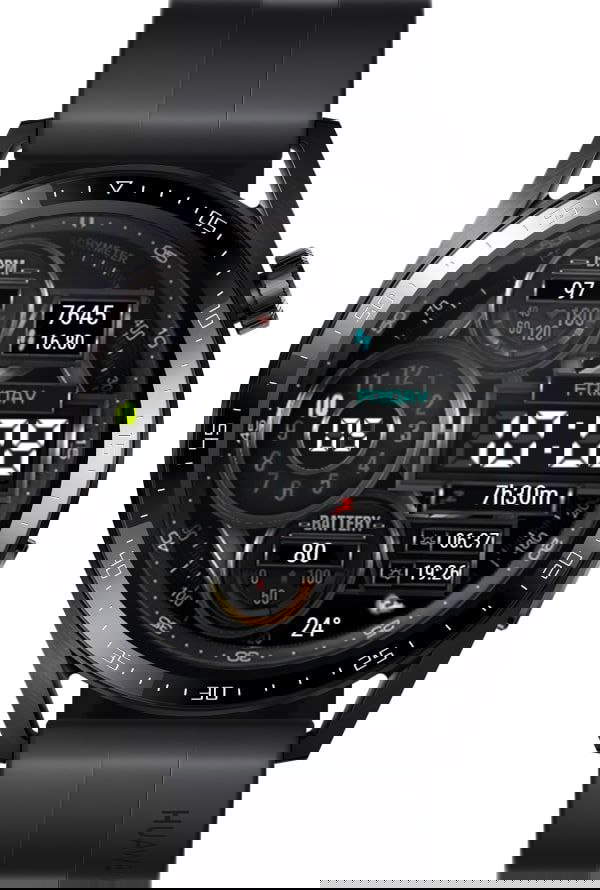 Black world HQ Hybrid watchface theme