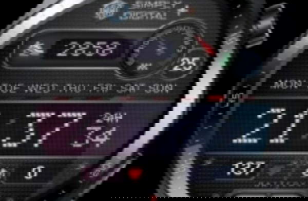 Simply digital HQ watch face theme