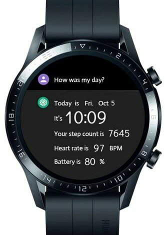 Chat GPT style digital watch face theme